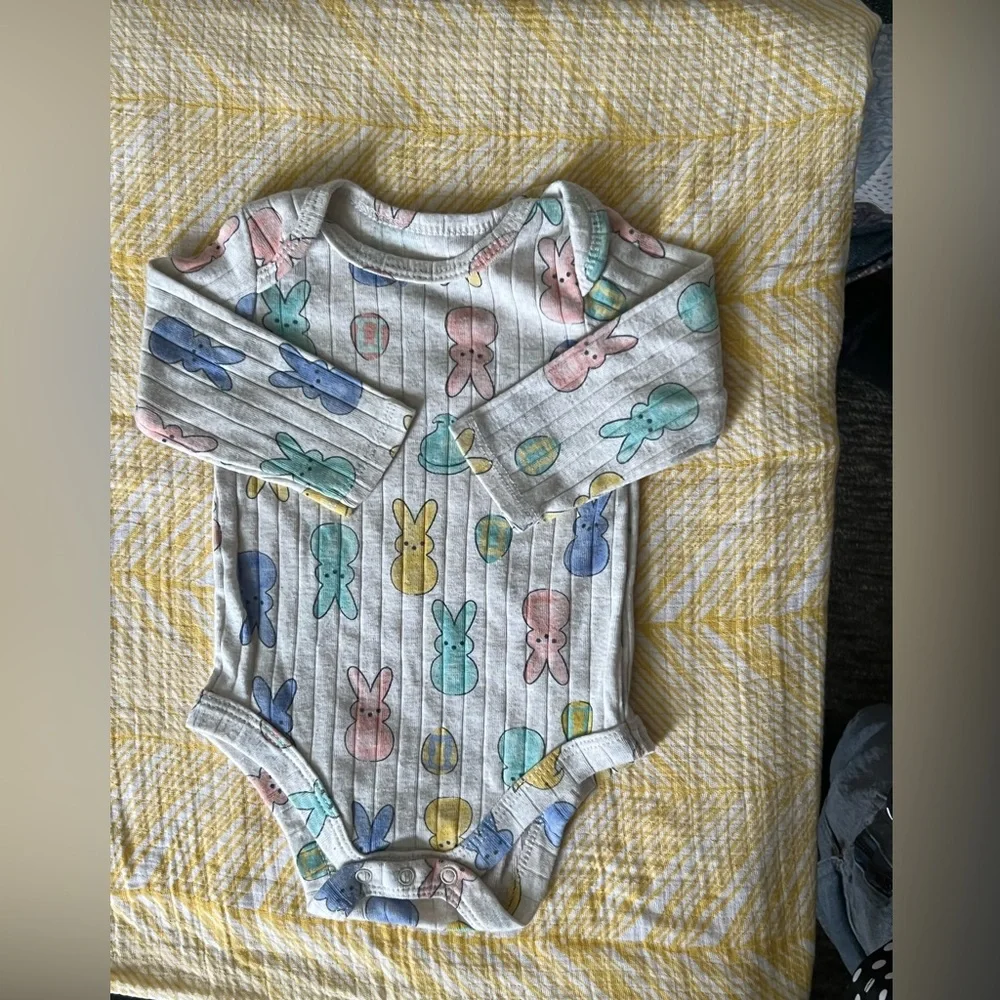 Peeps Baby Easter Outfit Set 0-3 Months